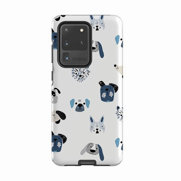 Color Layer Samsung Tough Case - Dog Pattern