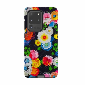 Samsung Tough Case - Flowers Dance By Sarah Campbell Matte Edge Shock Layer