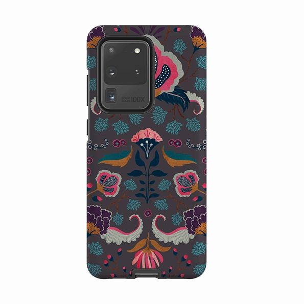 Samsung Tough Case - Folk Floral By Katherine Quinn Shock Guard