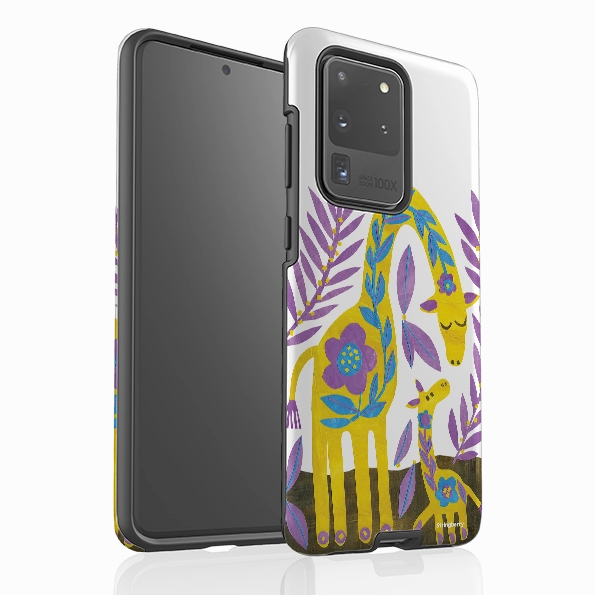 Samsung Tough Case - Folk Giraffes By Tracey English Hybrid Form