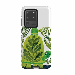 Samsung Tough Case - Folk Tortoise By Tracey English Refined Form