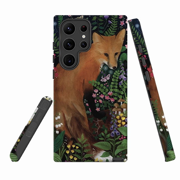 Samsung Tough Case - Fox At Night By Bex Parkin Minimal Touch