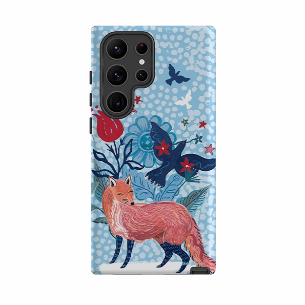 Samsung Tough Case - Fox By Emma Frances Grant Modern Minimalism