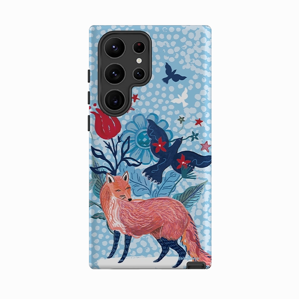 Luxury Look Classic Finish Samsung Tough Case - Fox By Emma Frances Grant
