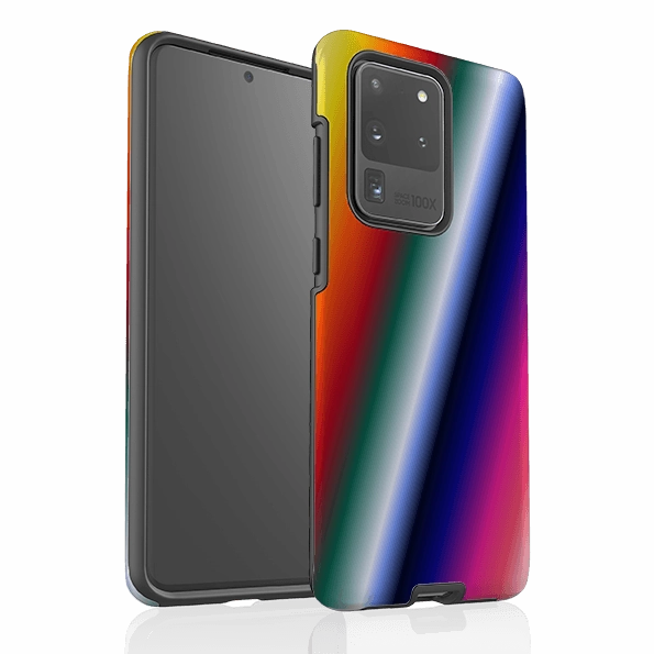 Non slip grip Smooth Design Samsung Tough Case - Front Sequence By Kitty Joseph