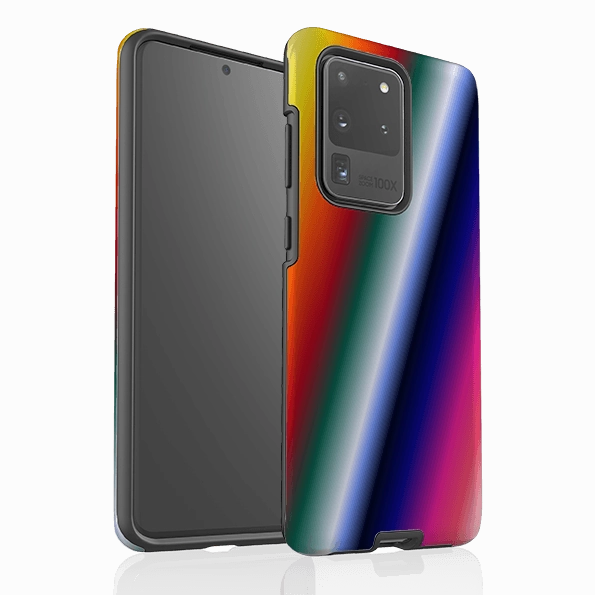 Samsung Tough Case - Front Sequence By Kitty Joseph Full Coverage Flexible Build Form