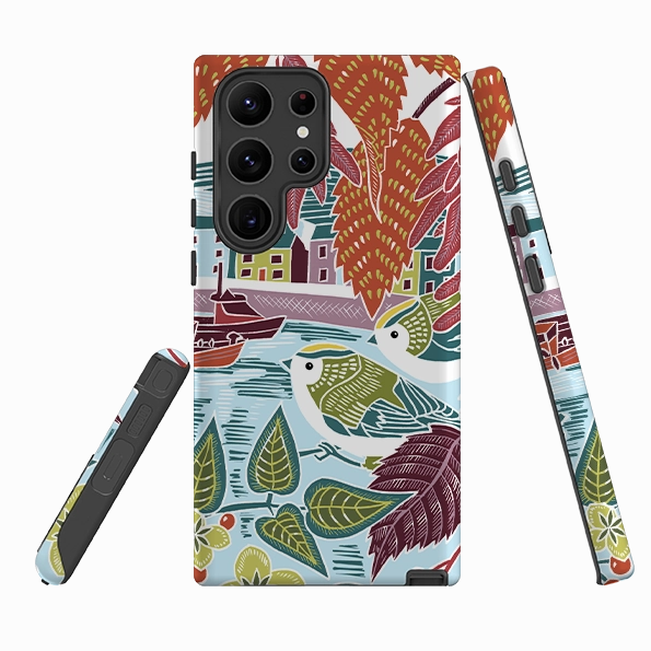 Samsung Tough  Case - Goldcrests Harbour By Kate heiss premium design