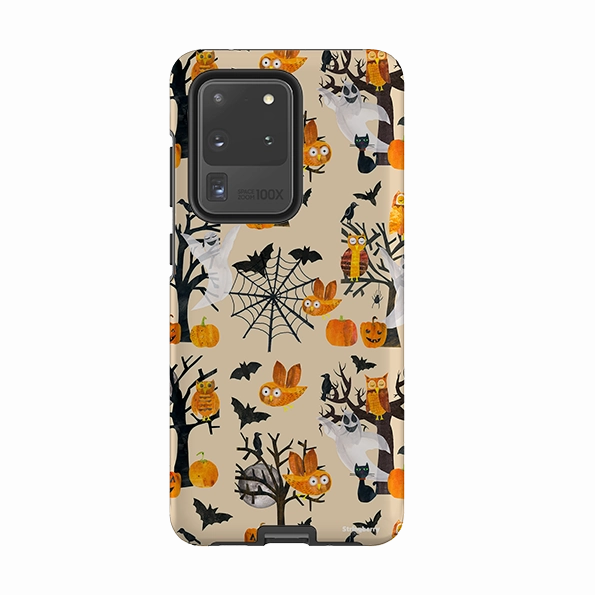 Anti Shock Layer Samsung Tough Case - Halloween By Tracey English