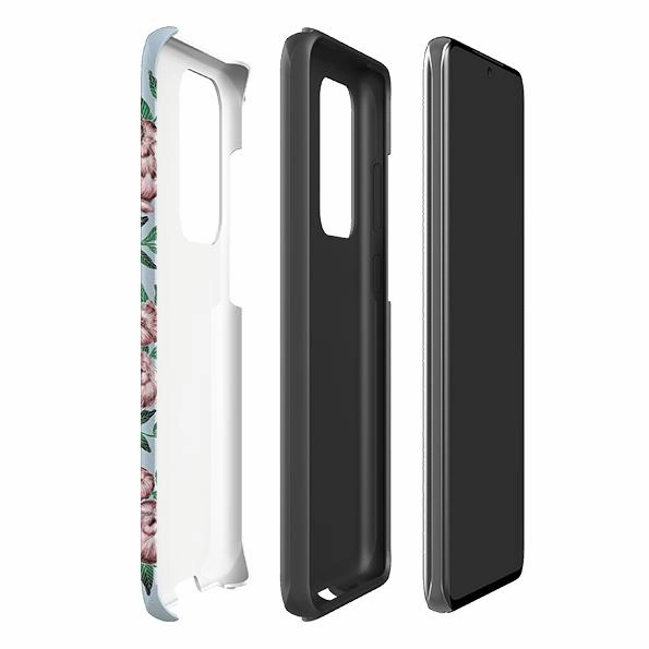 Samsung Tough Case - Hare And Peonies By Catherine Rowe Sleek Form