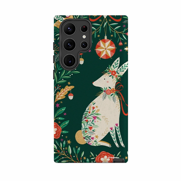 Soft Cushion Samsung Tough Case - Hare II By Ali Brookes