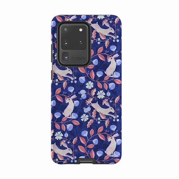 Samsung Tough Case - Hare Pattern By Bex Parkin Elegant Build Texture Patterned Design