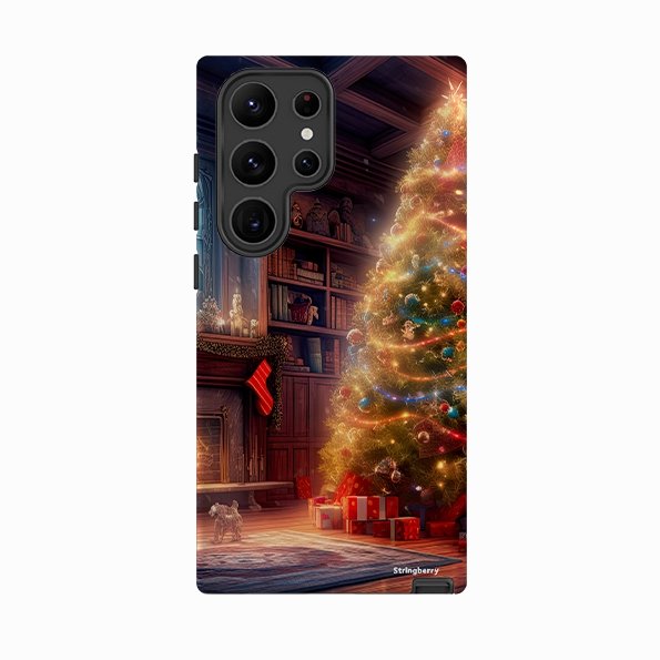 Slim Fitment Samsung Tough Case - Holly Jolly Christmas II