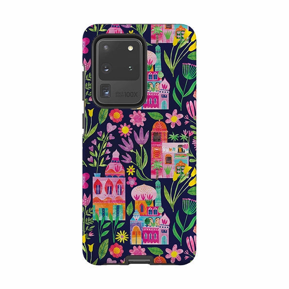 Samsung Tough Case - Indian Summer Dark By Tracey English Luxury Layer Texture