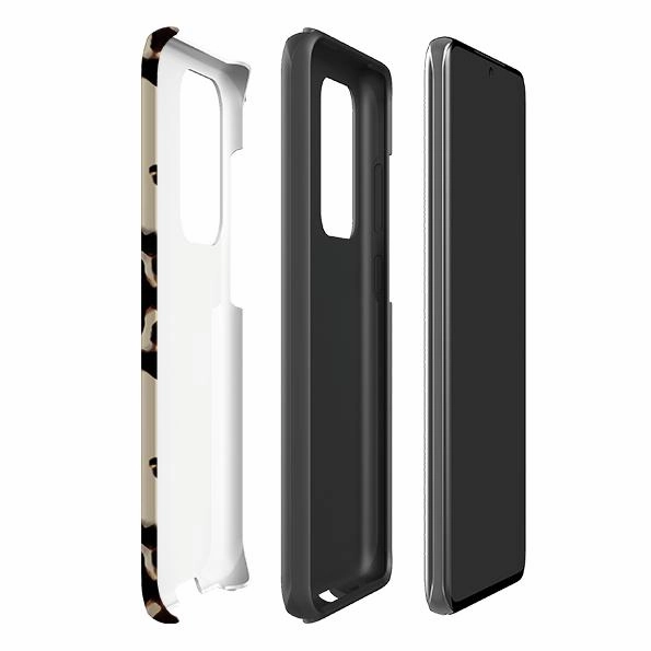 Samsung Tough Case - Ivory Rocky Road Soft Protection Edge
