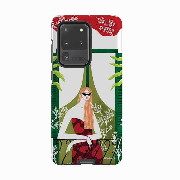 Rugged Pattern Texture Hand Friendly Samsung Tough Case - Le Sirenuse By Madalina Andronic