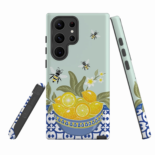 Rugged Protection Samsung Tough Case - Lemons By Kate Heiss