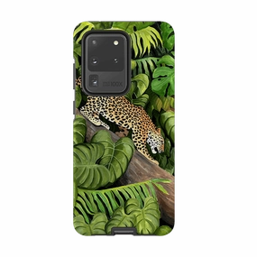 Slim Edge Samsung Tough Case - Leopard Poised By Bex Parkin