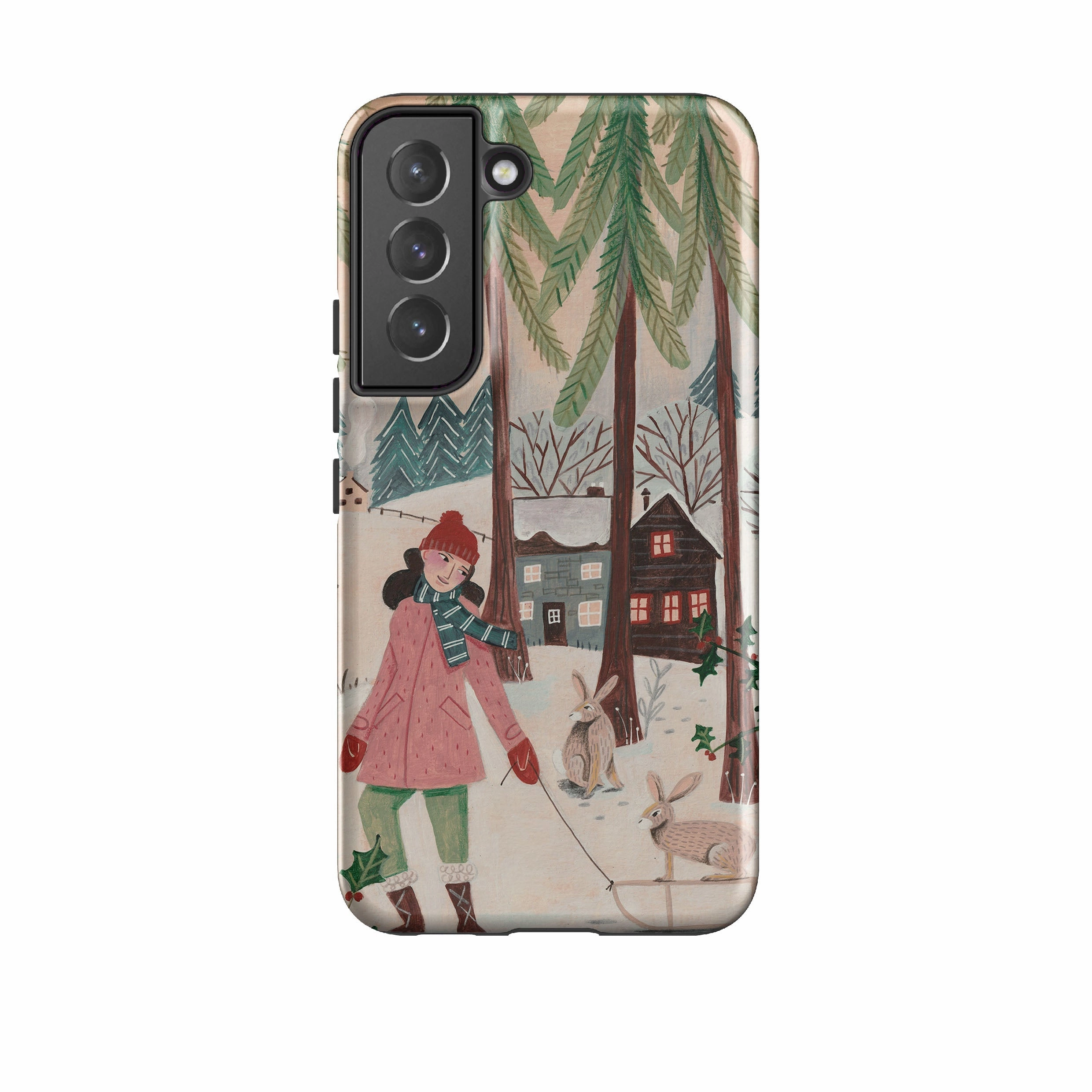 Protective Detailing Edge Creative Artwork Samsung Tough Case - Lets Go By Caroline Bonne Muller