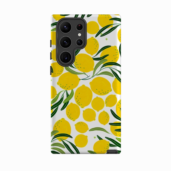 Anti Shock Samsung Tough Case - Limoncello Pattern By Madalina Andronic