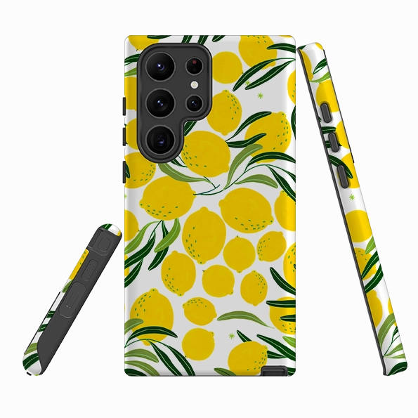 Samsung Tough Case - Limoncello Pattern By Madalina Andronic Lightweight texture