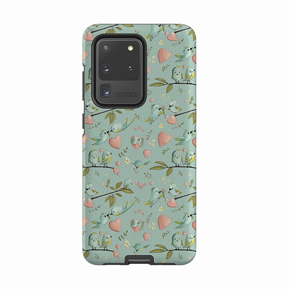 Samsung Tough Case - Love Is In The Air Pattern By Maja Lindberg Light Form Smooth Feel Surface