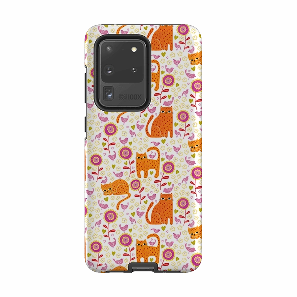 Samsung Tough Case - Marmalade Cat By Suzy Taylor slim fit