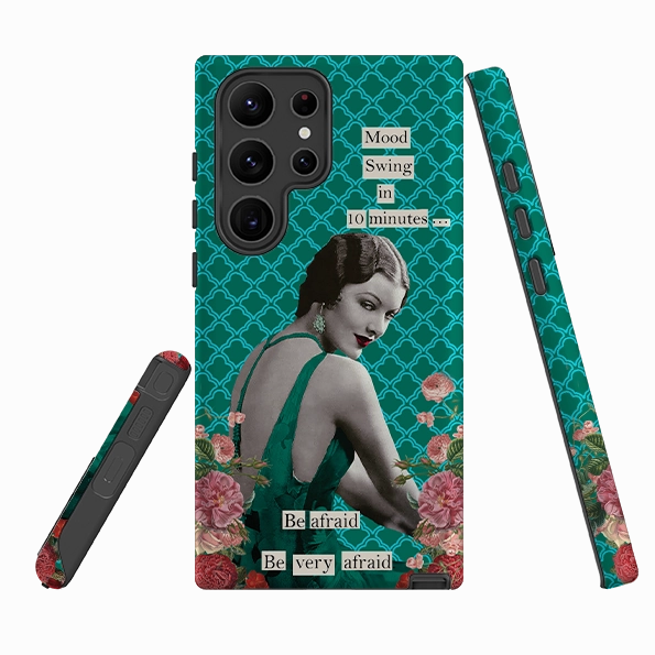 Comfort Finish Layer Samsung Tough Case - Mood Swing By Clare Jordan