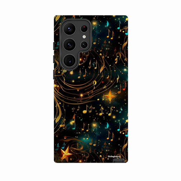 Hybrid Finish Samsung Tough Case - Musical Stars II