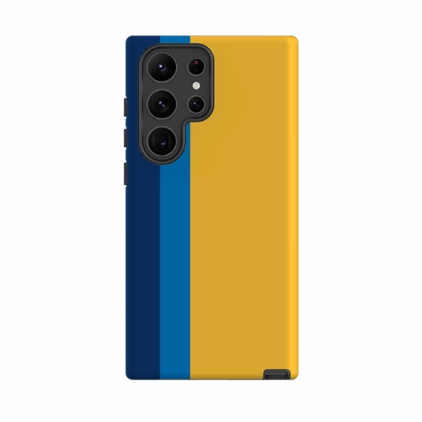 Sleek Detail Glossy surface Samsung Tough  Case - New York Chroma Stripe