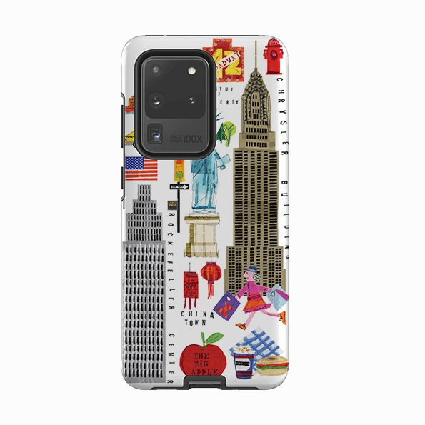 Smooth Feel Samsung Tough Case - New York Icons By Tracey English