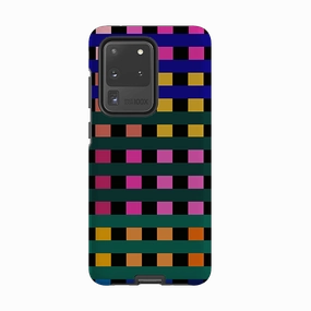 Samsung Tough Case - Newton Check By Kitty Joseph Compact Frame