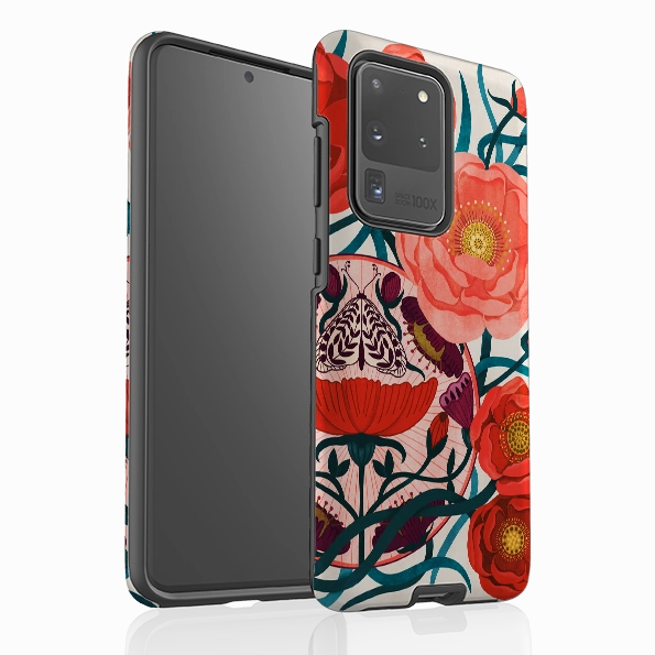 Smooth Pattern Design Protective Lining Samsung Tough Case - Odella By Nina Pace