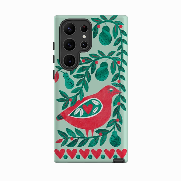 Samsung Tough Case - Partridge With Pears By Tracey English Smooth Pattern