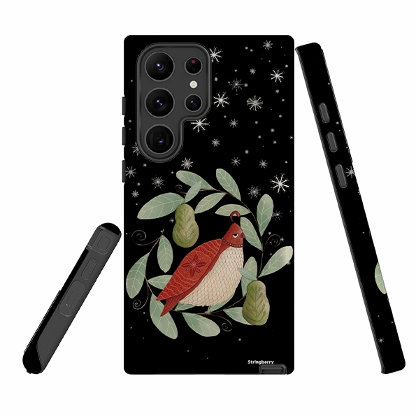 Wireless Compatible Samsung Tough Case - Patreon Black By Maja Lindberg