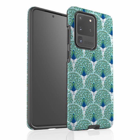 Color Pattern Samsung Tough Case - Peacock By Natalie Pedetti Prack