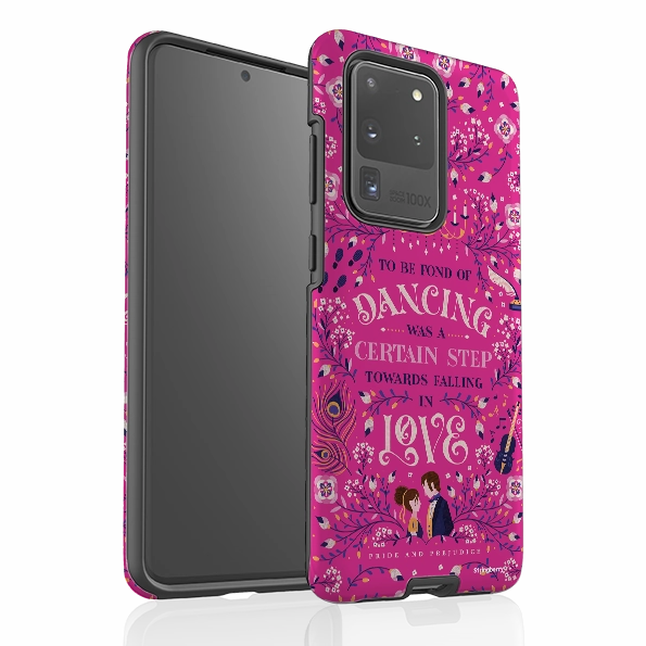 Samsung Tough Case - Pride And Prejudice Pink By Jenny Zemanek Smooth Finish