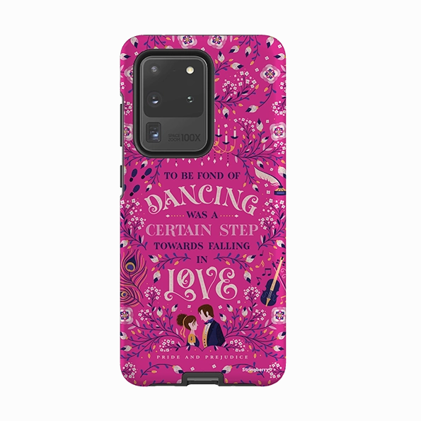 Samsung Tough Case - Pride And Prejudice Pink By Jenny Zemanek Soft edges Compact Pattern