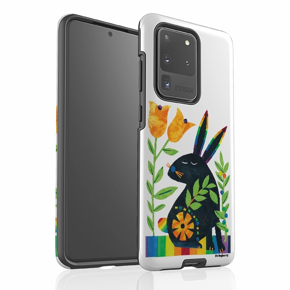 Samsung Tough Case - Pride Rabbit By Tracey English Premium Look Daily Durability