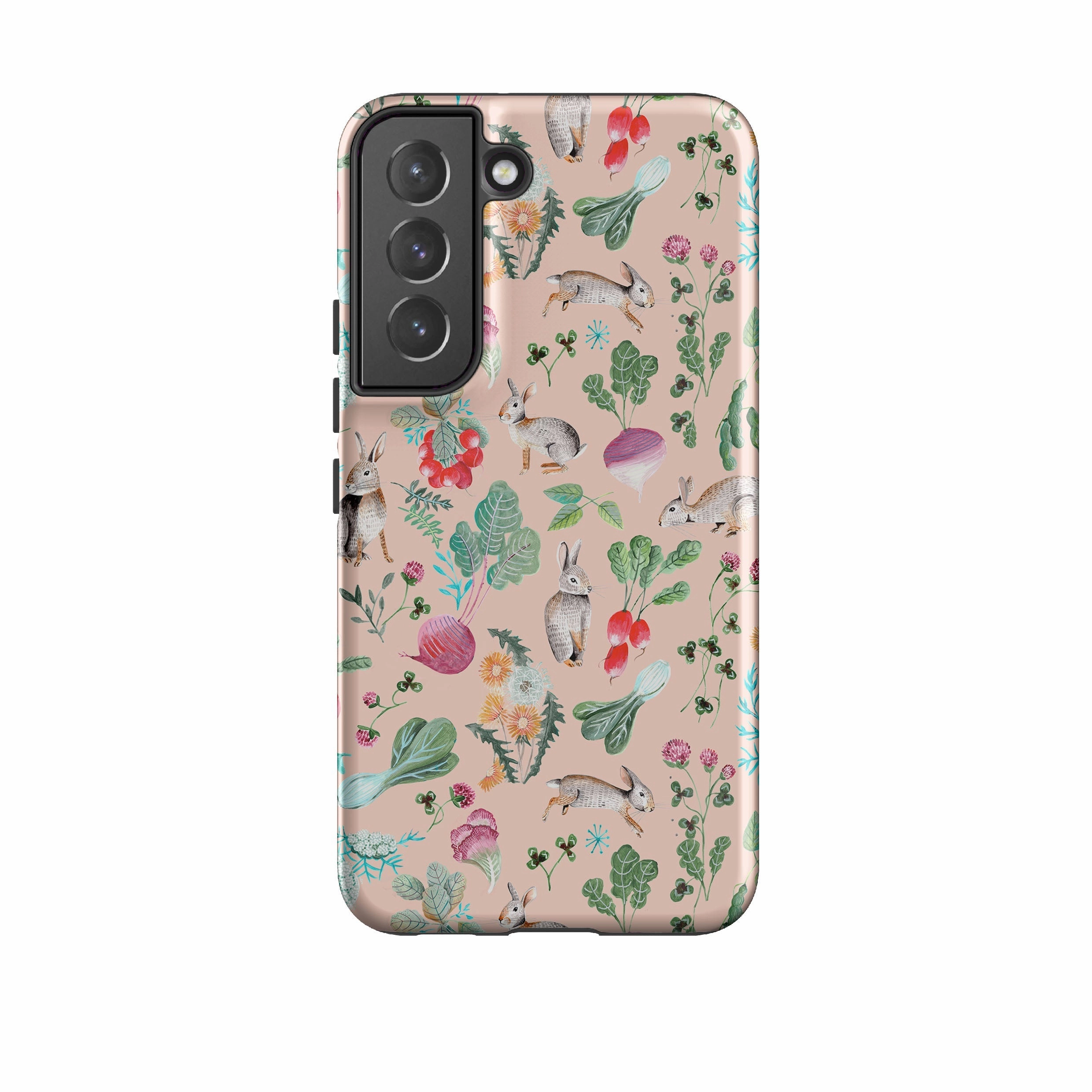 Protective Design Layer Samsung Tough Case - Rabbits By Caroline Bonne Muller