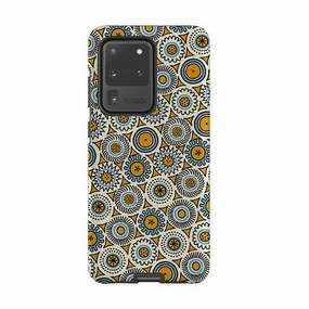 Samsung Tough Case - Roundels By Cressida Bell Soft Shield Vivid Pattern