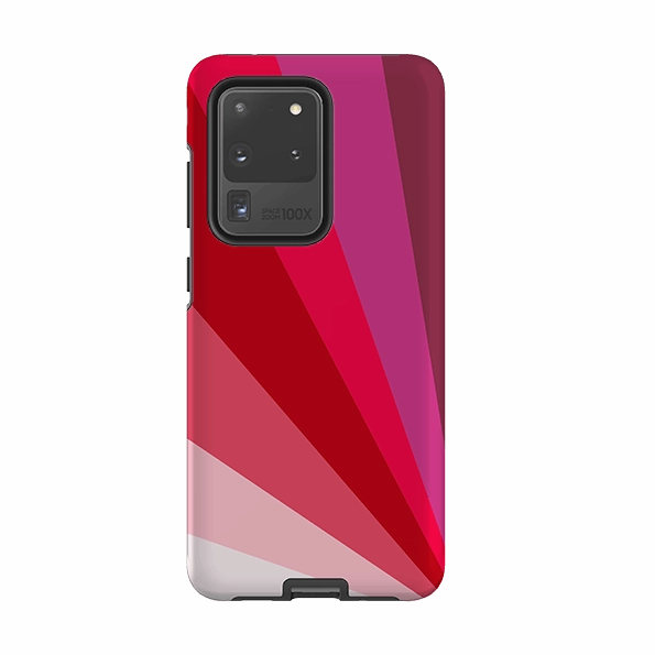 Samsung Tough Case - Ruby Fan By Kitty Joseph Durable Surface