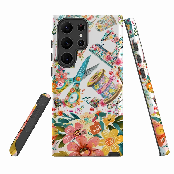 Flexible Comfort Samsung Tough  Case - Sew Happy