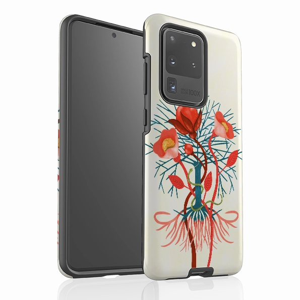 Magnetic Mount Samsung Tough Case - Snake Tree By Nina Pace