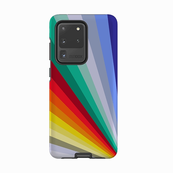 Samsung Tough Case - Spectrum Fan By Kitty Joseph Rugged Feel Comfort Feel