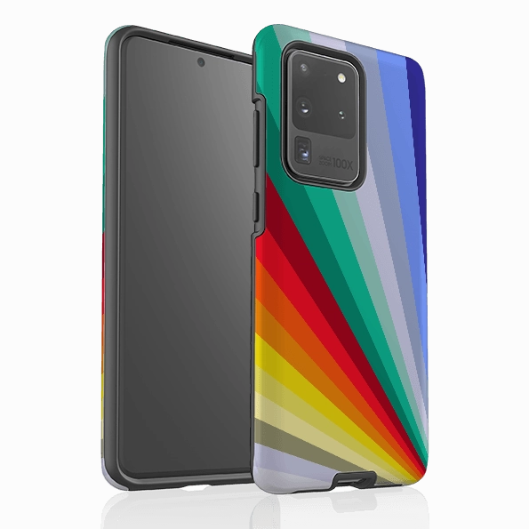 Samsung Tough Case - Spectrum Fan By Kitty Joseph Tough Exterior