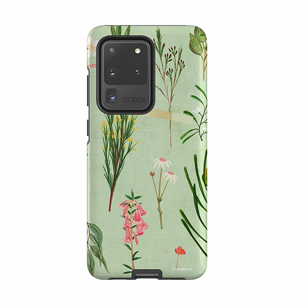 Smooth Lining Anti Shock Samsung Tough Case - Summer Specimens By Katherine Quinn