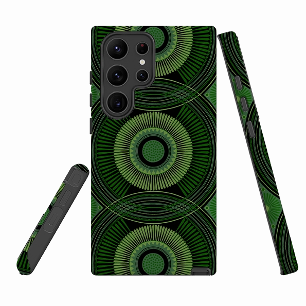 Samsung Tough Case - Sunburst By Cressida Bell anti fingerprint Elegant Detail