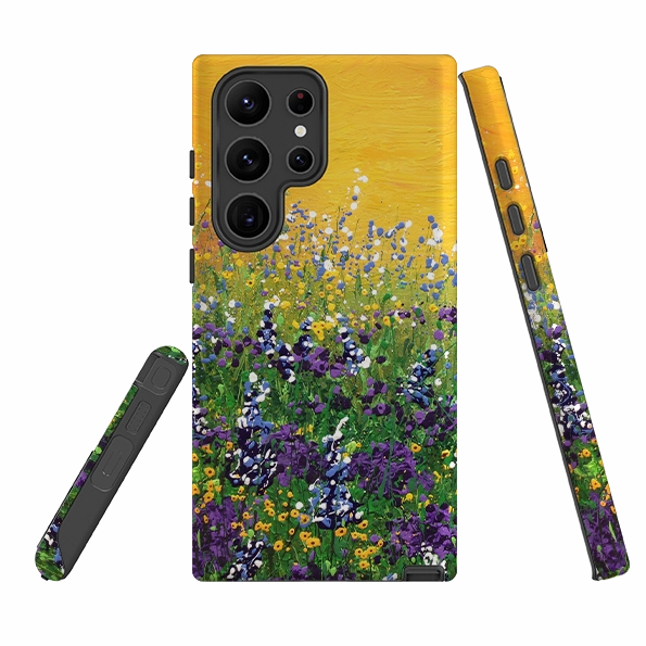 Samsung Tough Case - Sunshine Meadow By Linda Calvert Jacobson Durable Quality