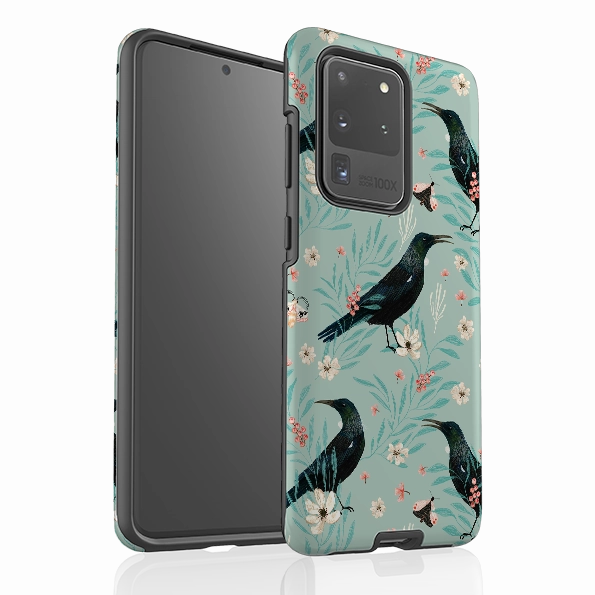 Frosted Finish Samsung Tough Case - Tui Light Blue By Katherine Quinn
