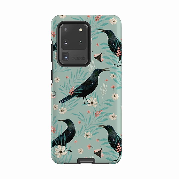 Samsung Tough Case - Tui Light Blue By Katherine Quinn Premium Texture Design everyday elegance
